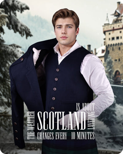 Navy Blue Crail Vest