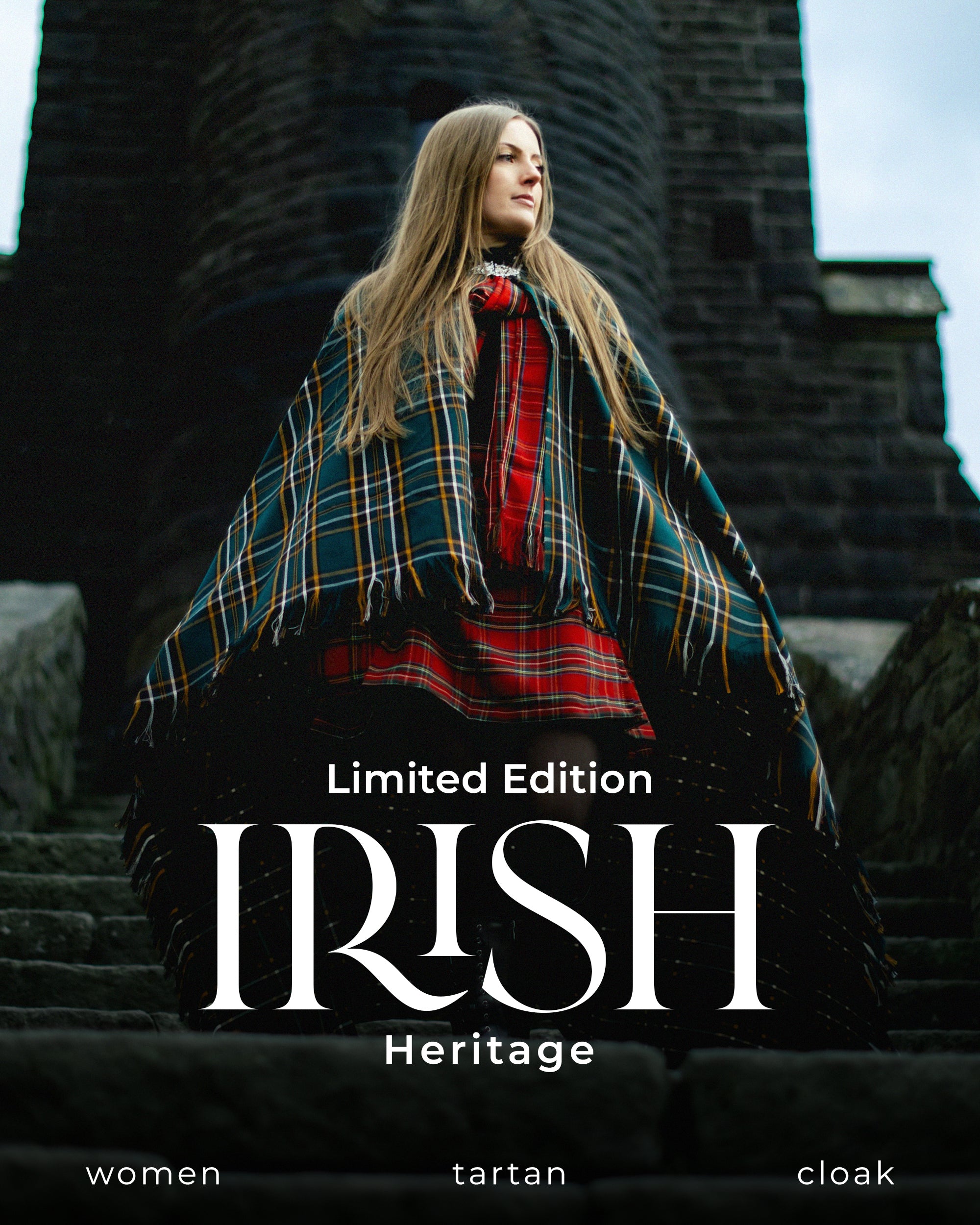 Women Tartan Cloak - Irish Heritage - Limited Edition – Highland ...
