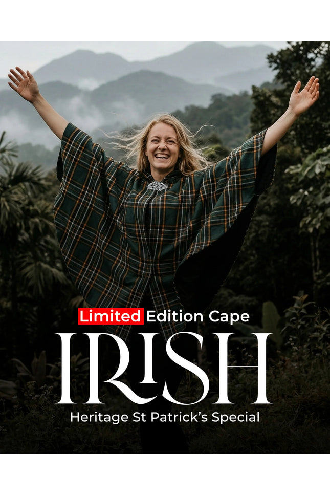 Women Tartan Cape - Irish Heritage | Limited Edition