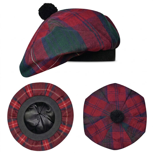 Tam O'Shanter Hat with Pompom | Lindsay Tartan