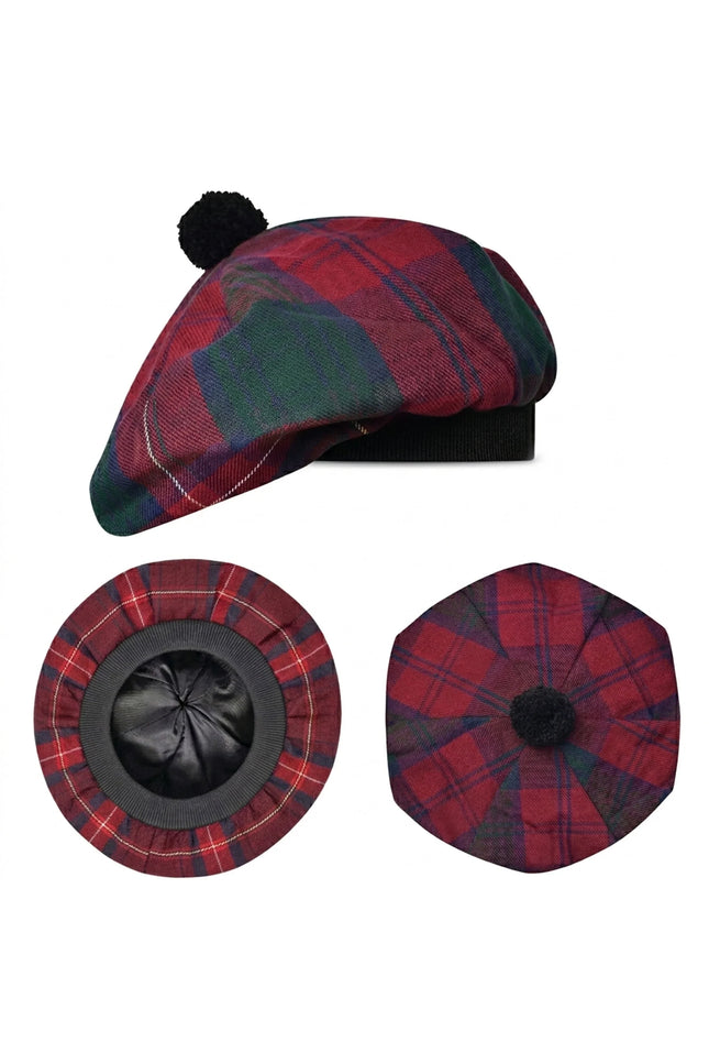 Tam O'Shanter Hat with Pompom | Lindsay Tartan