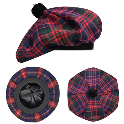 Tam O'Shanter Hat with Pompom | MacDonald Tartan