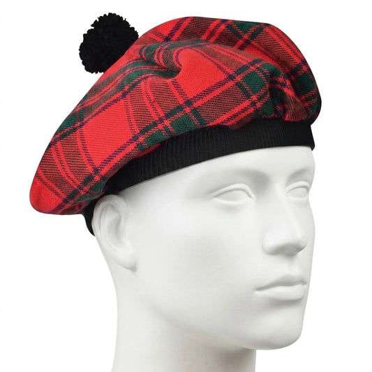 Tam O'Shanter Hat with Pompom | Macintosh Tartan
