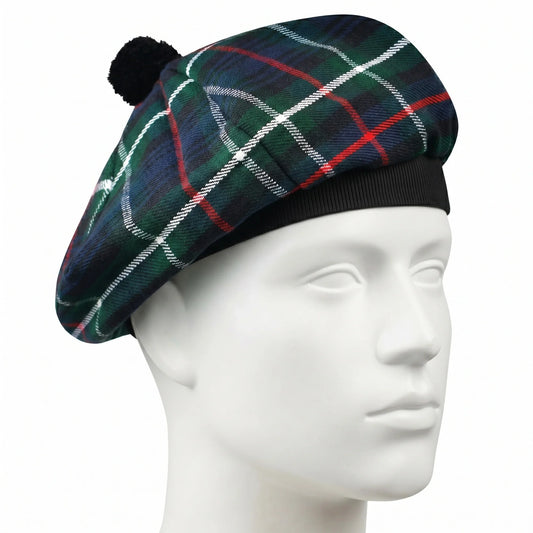 Tam O'Shanter Hat with Pompom | MacKenzie Tartan