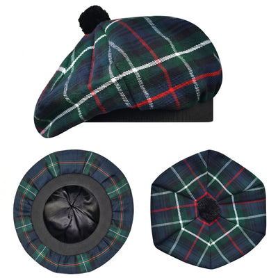 Tam O'Shanter Hat with Pompom | MacKenzie Tartan