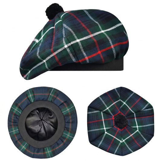 Tam O'Shanter Hat with Pompom | MacKenzie Tartan