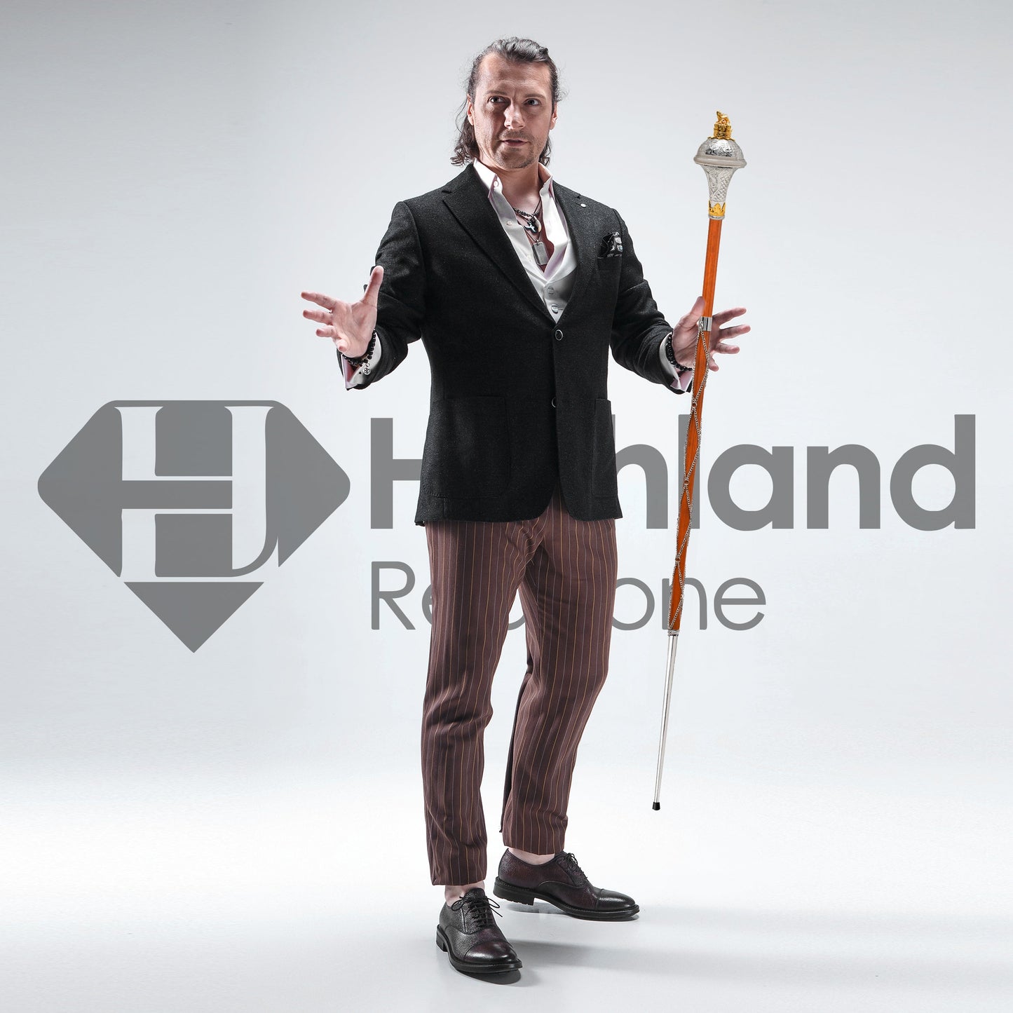 American Maces, Drum Major Maces (Embossed Head)