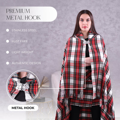 Women Tartan Cloak - Dress Stewart