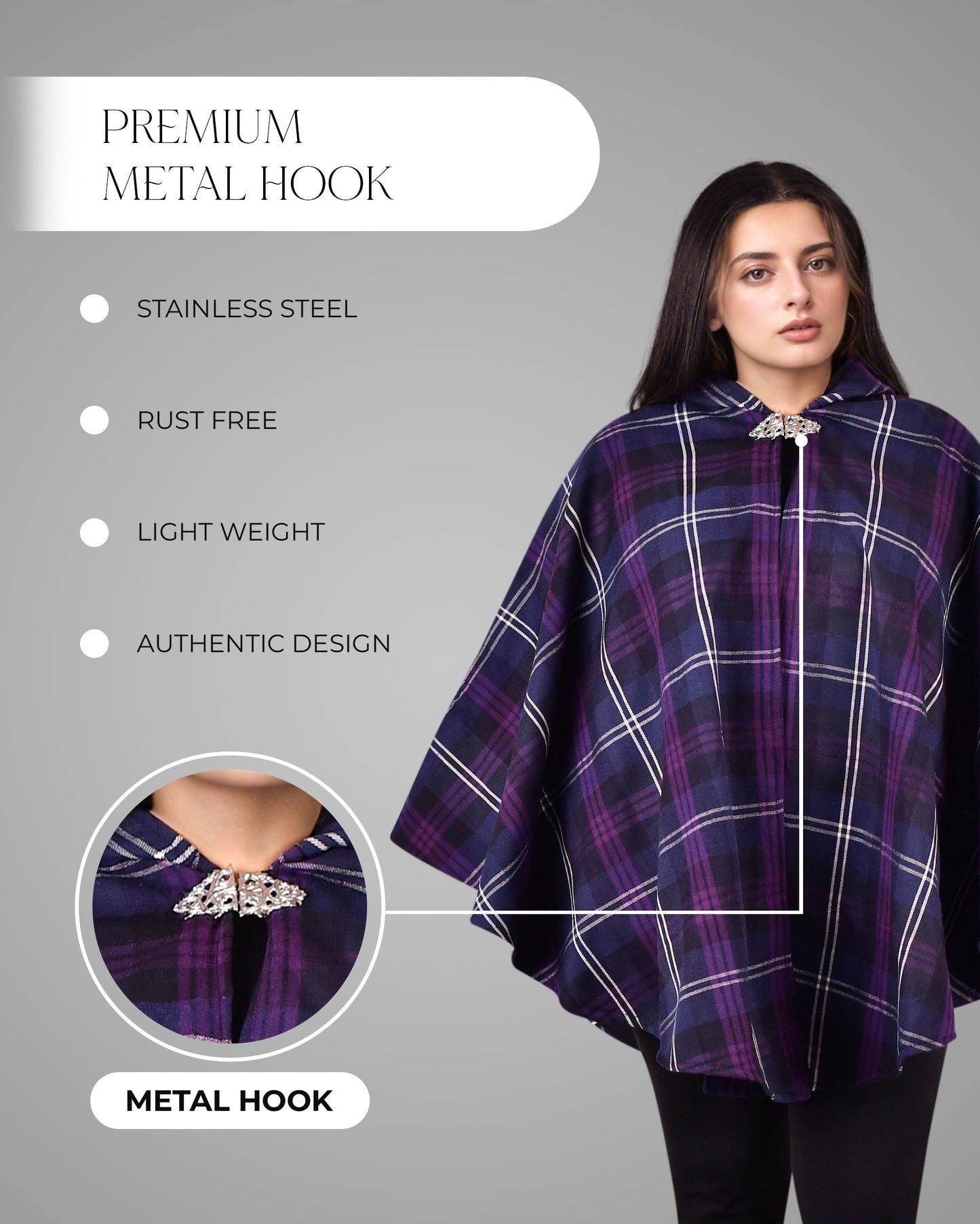 Women Tartan Cape - Heritage of Scotland