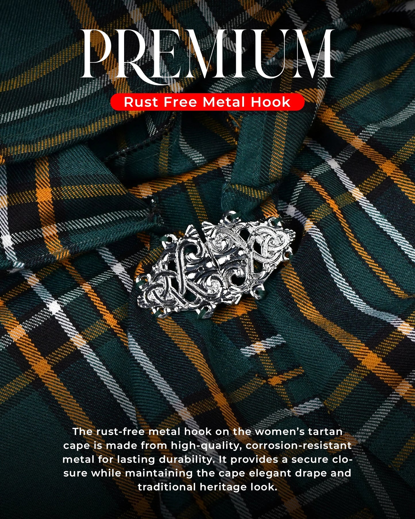 Women Tartan Cape - Irish Heritage | Limited Edition