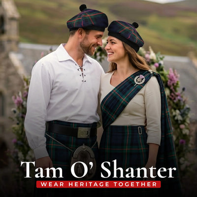 Tam O'Shanter Hat with Pompom | Murray of Athol Tartan
