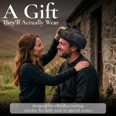 Tam O'Shanter Hat with Pompom | Murray of Athol Tartan