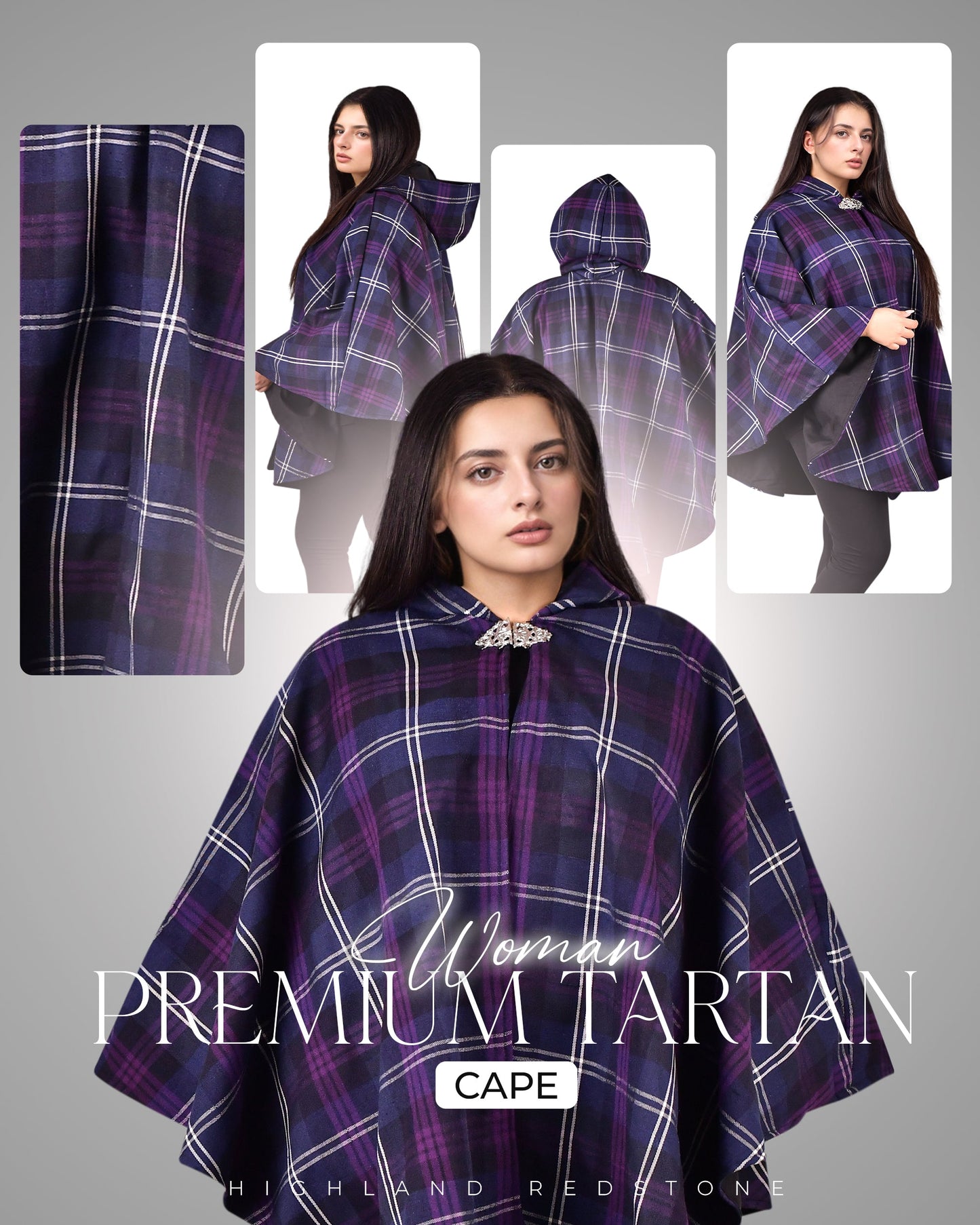 Women Tartan Cape - Heritage of Scotland