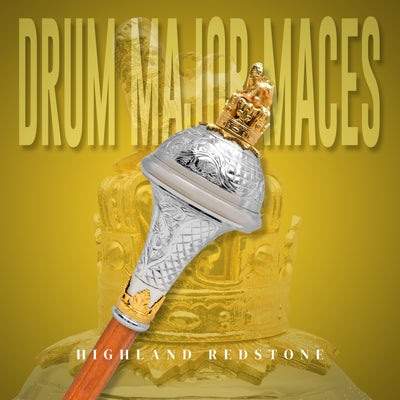 American Maces, Drum Major Maces (Embossed Head)