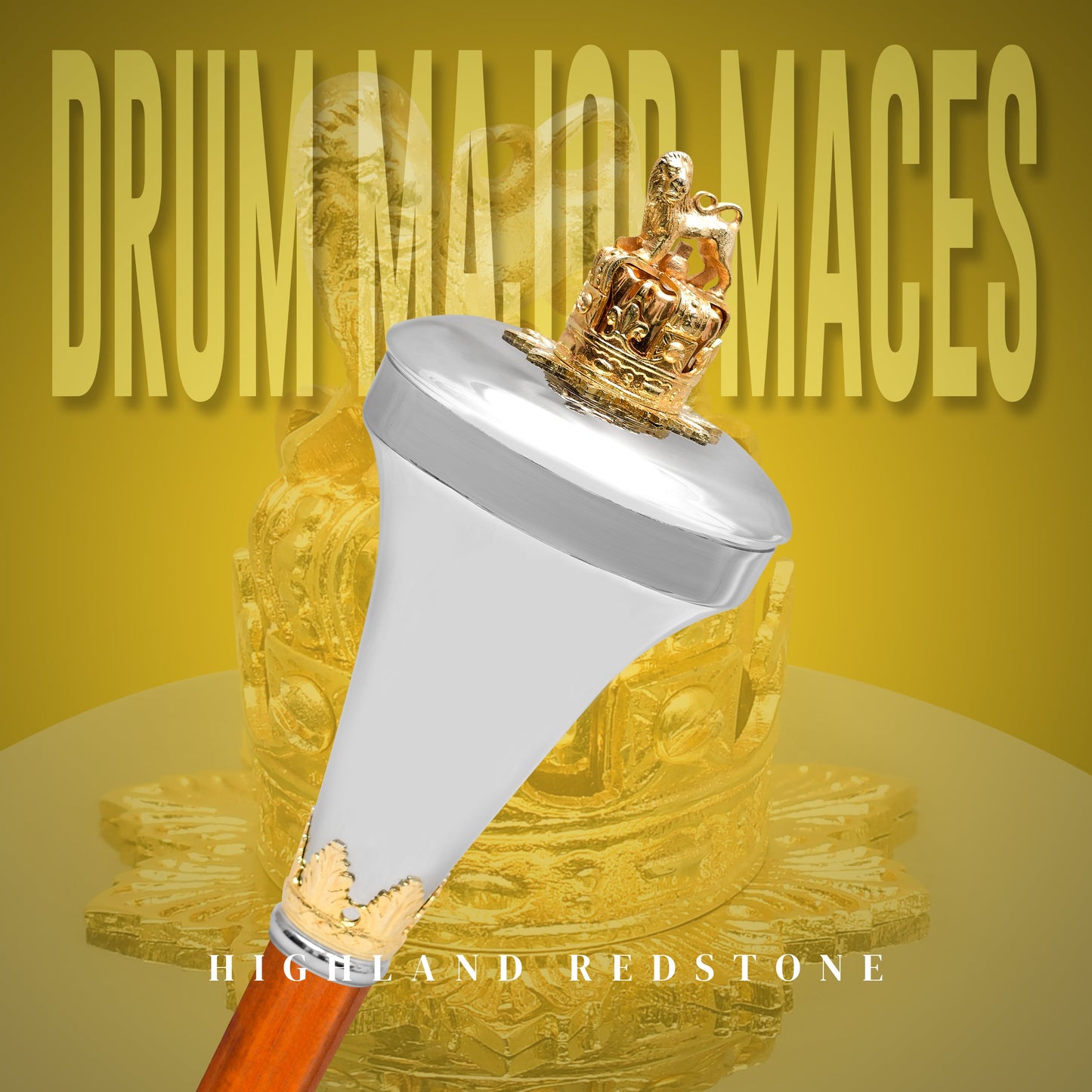 American Maces, Drum Major Maces (Flat Head)