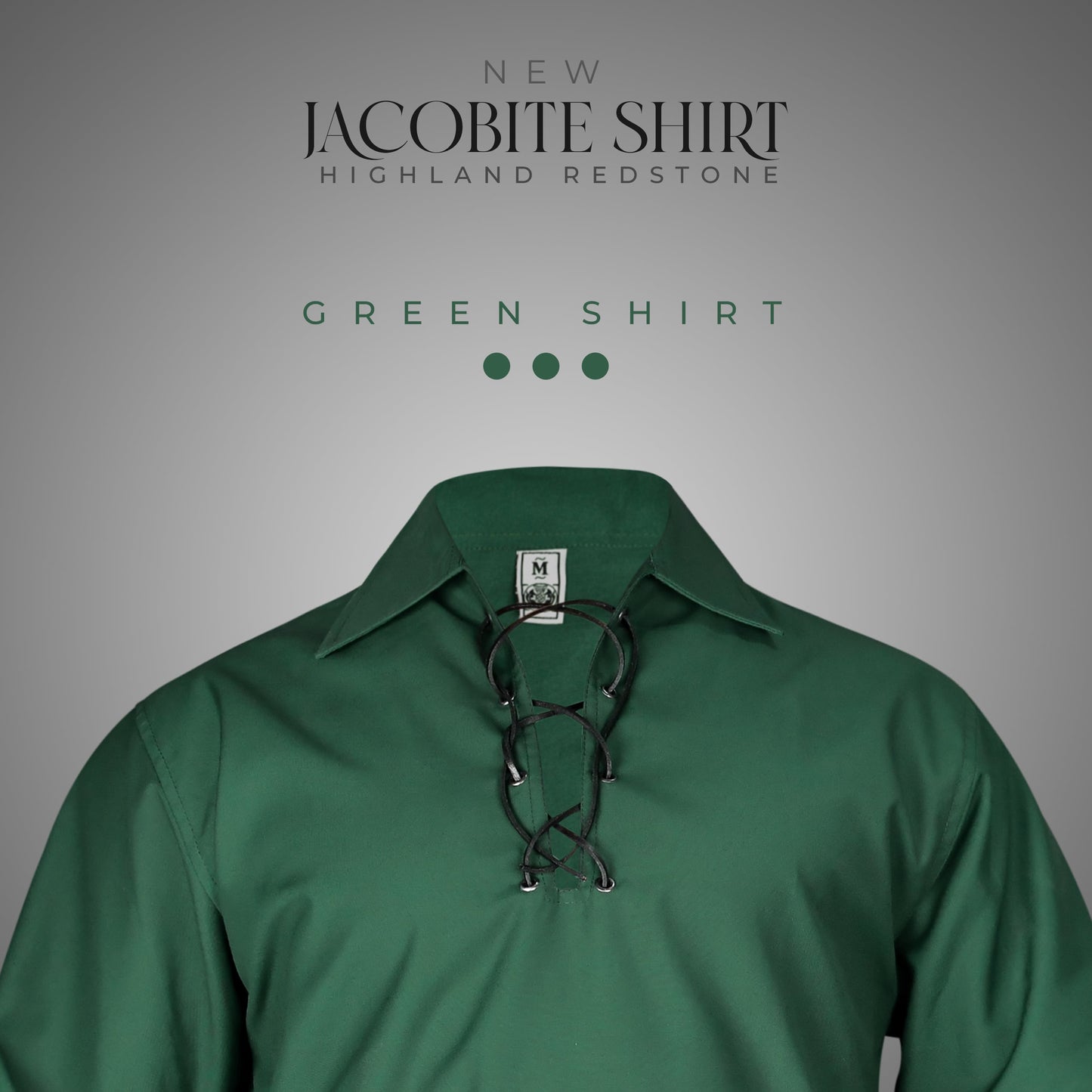 Highland Green Kilt Shirt, made from high-quality fabric, ideal for formal and casual Scottish attire.