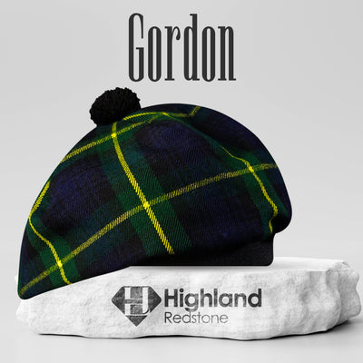Tam O'Shanter Hat with Pompom | Gordon Tartan