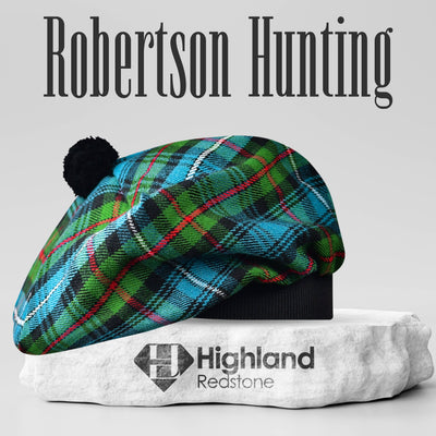 Tam O'Shanter Hat with Pompom | Robertson Hunting Tartan