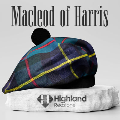 Tam O'Shanter Hat with Pompom | MacLeod of Harris Tartan