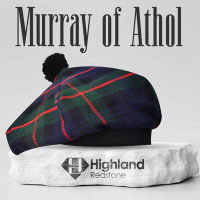 Tam O'Shanter Hat with Pompom in Murray of Athol Tartan