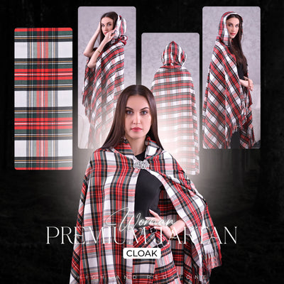 Women Tartan Cloak - Dress Stewart