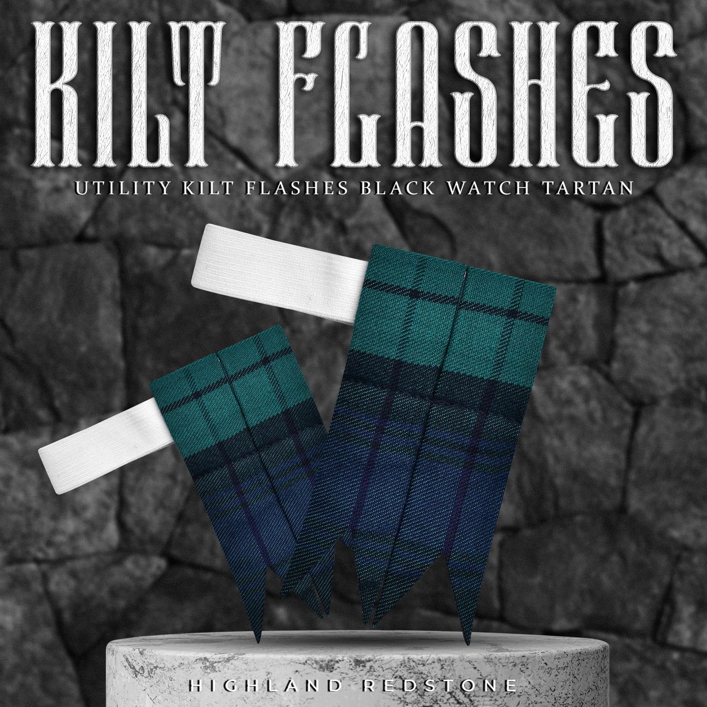 Tartan Kilt Flashes | Black Watch