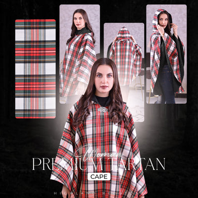 Women Tartan Cape - Dress Stewart