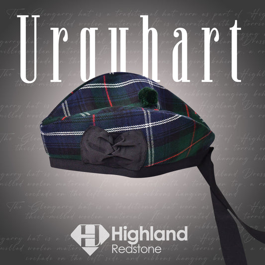 Traditional Urquhart Glengarry Hat with Ribbons