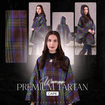 Women’s Cape in Isle of Skye Tartan