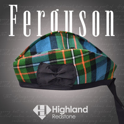 Ferguson Glengarry cap - Premium Scottish Glengarry cap with traditional toorie
