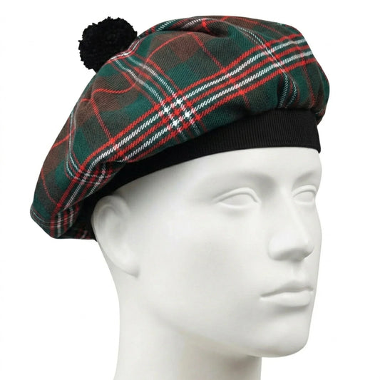 Tam O'Shanter Hat with Pompom | Scott Brown Tartan
