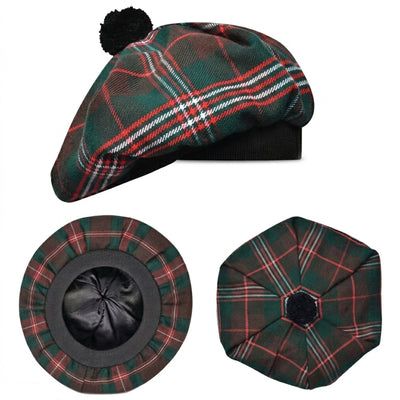 Tam O'Shanter Hat with Pompom | Scott Brown Tartan