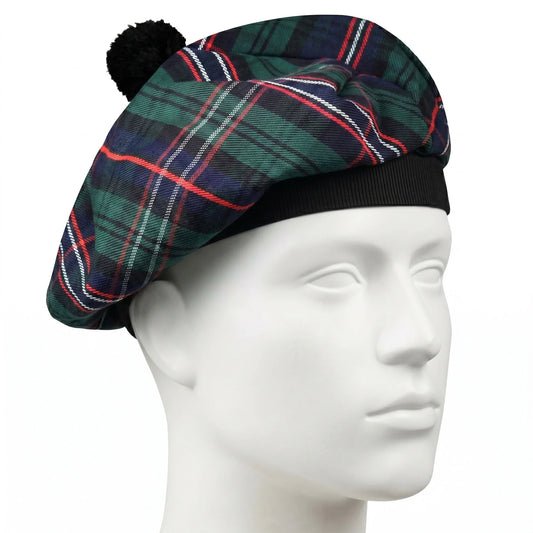 Tam O'Shanter Hat with Pompom | Scottish National Tartan