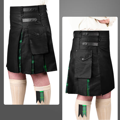 Celtic Hybrid Utility Kilt for Men - Traditional Style with Modern Functionality