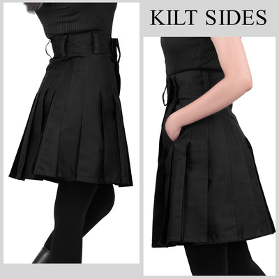 Raven Women Kilt - Black | Big & Tall