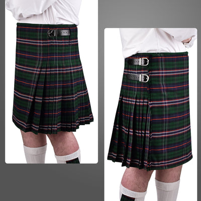 Kilt for Men I Scottish National Tartan Kilt Polyviscose 8 Yard Traditional Men Kilt