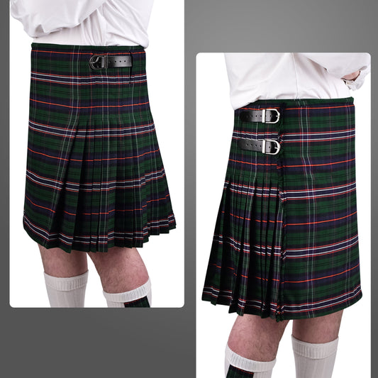 Kilt for Men I Scottish National Tartan Kilt Polyviscose 8 Yard Traditional Men Kilt