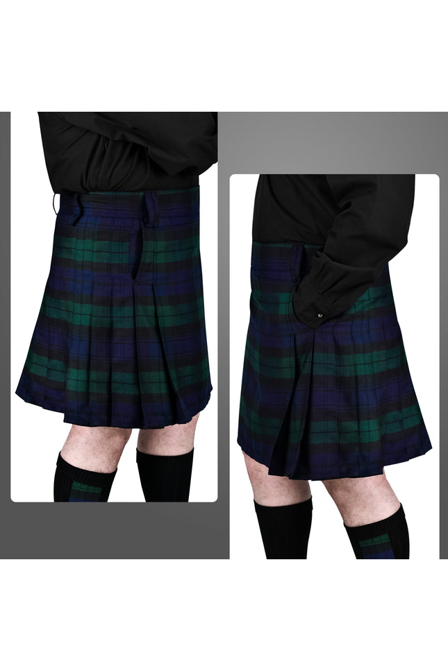 Sports kilt For Men - Athletic Kilt P.V. 8 Yard | Velcro Closing | Big & Tall