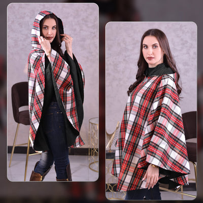 Women Tartan Cape - Dress Stewart