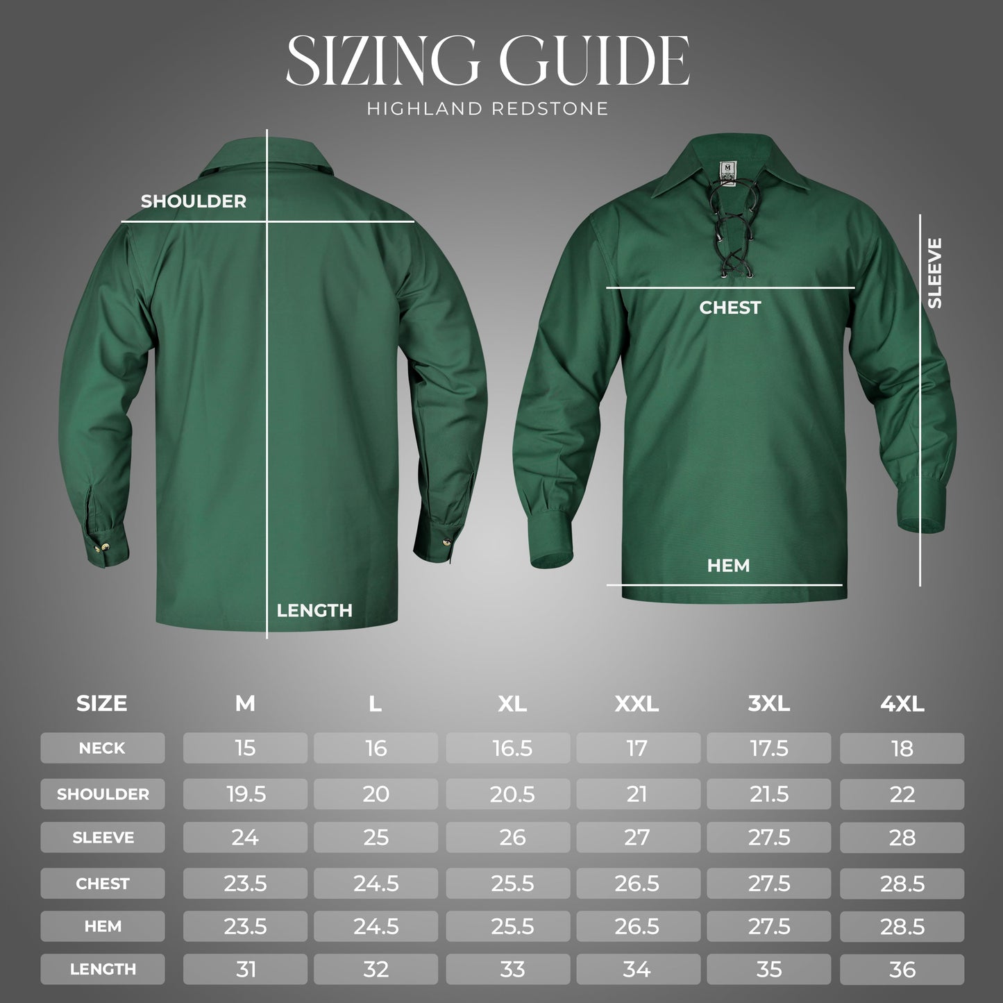 Highland Green Kilt Shirt - Traditional Scottish Style