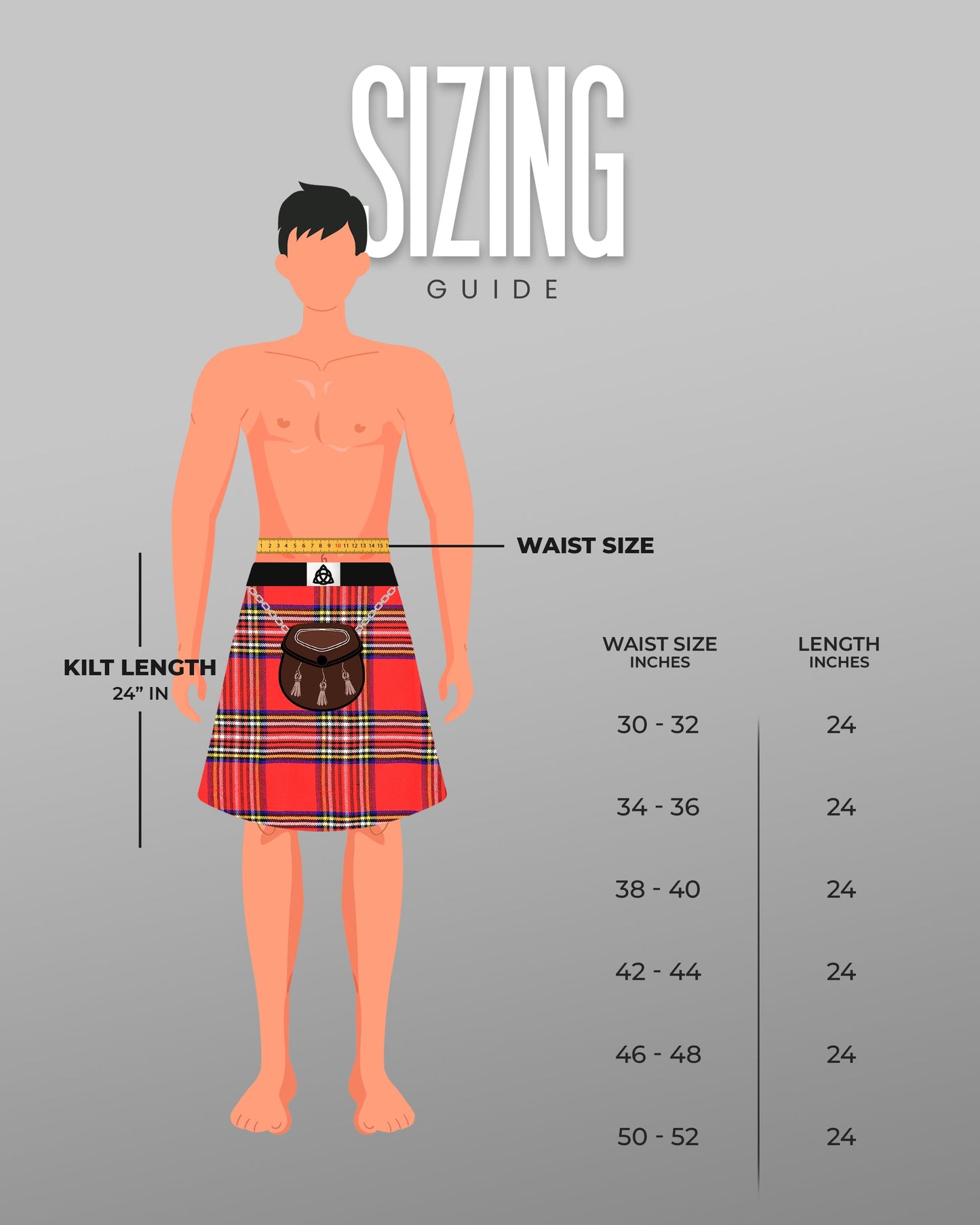 Acrylic Kilt | 16oz Royal Stewart Tartan Kilt