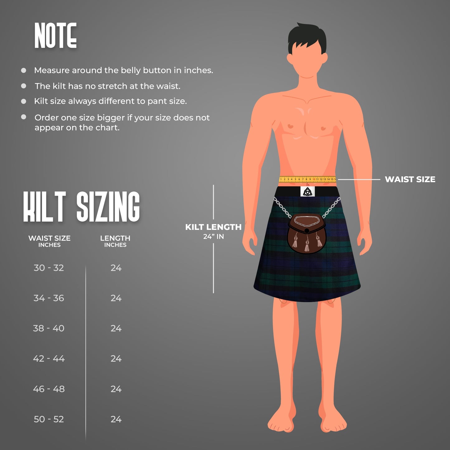 Sports kilt For Men - Athletic Kilt P.V. 8 Yard | Velcro Closing