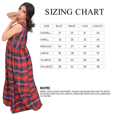 Authentic Scottish Dress in Macpherson Red Tartan