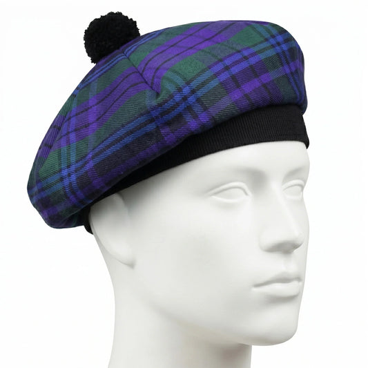 Tam O'Shanter Hat with Pompom | Spirit of Scotland Tartan