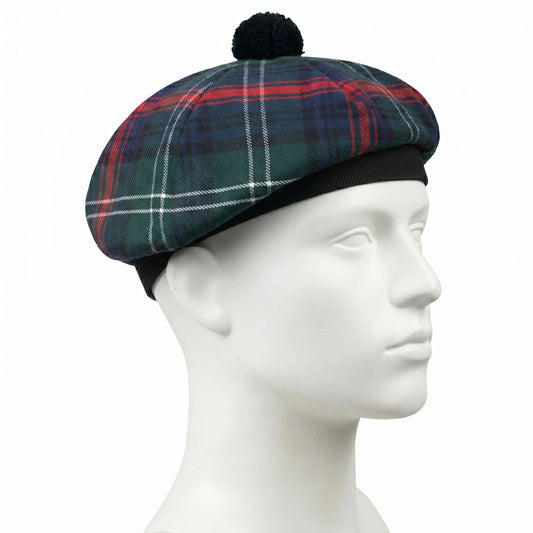 Tam O'Shanter Hat with Pompom | Sutherland Tartan