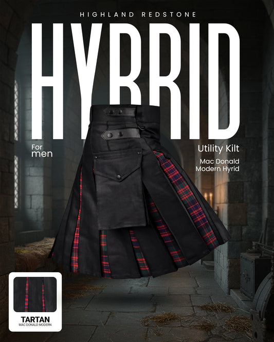 MacDonald Modern Kilt for Men - Traditional Style with Modern Functionality