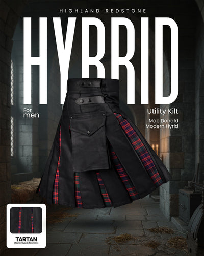 MacDonald Modern Kilt for Men - Traditional Style with Modern Functionality | Big & Tall
