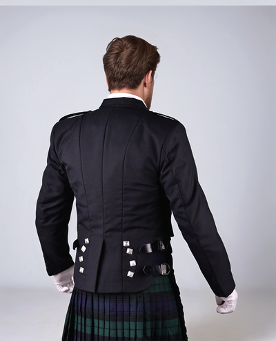 Black Prince Charlie Jacket  -  Traditional Elegance with Modern Craftsmanship