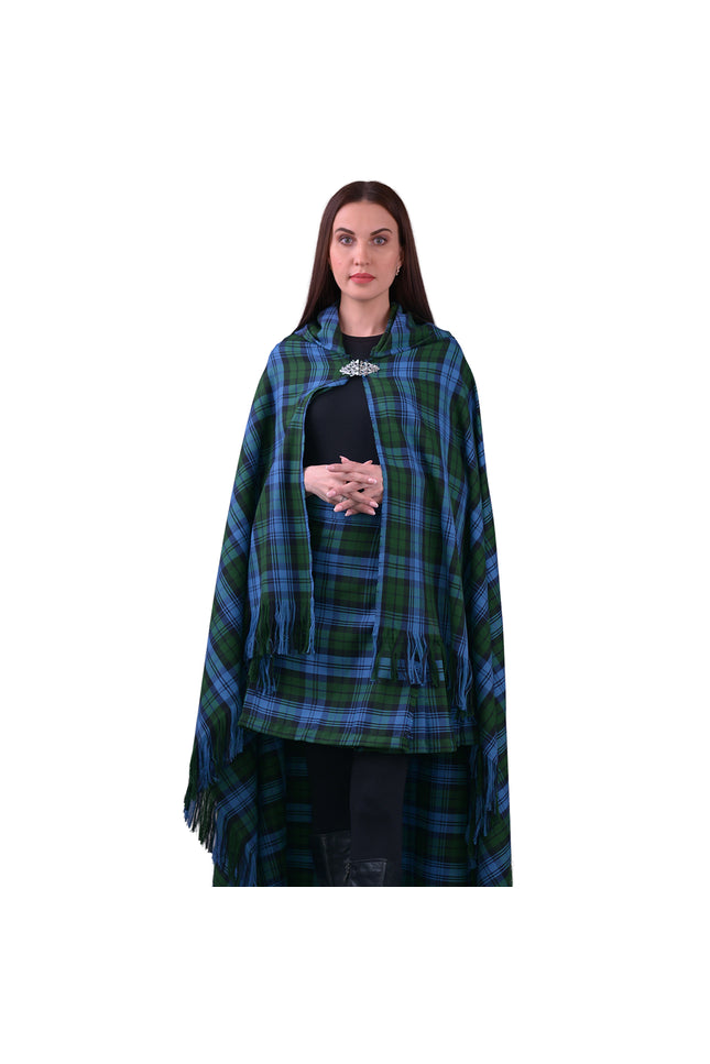 Women Tartan Cloak - Ancient Campbell