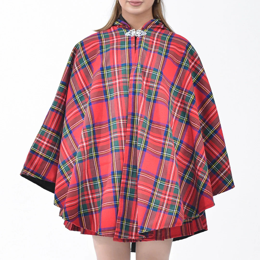 Women Tartan Cape - Royal Stewart